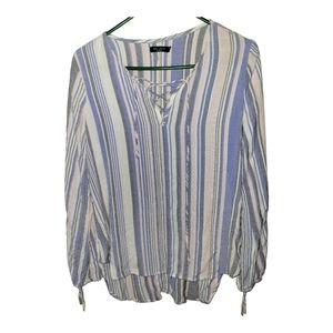 Max Jeans lace up blouse